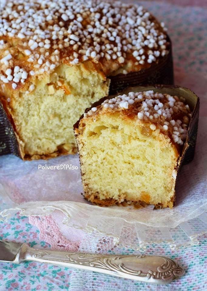 colomba con pasta madre senza burro