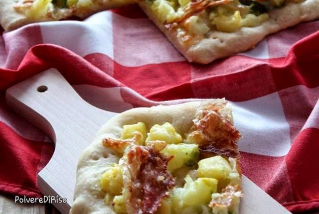 pizza con pasta madre