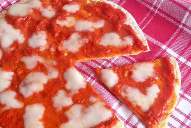 pizza di patate in padella