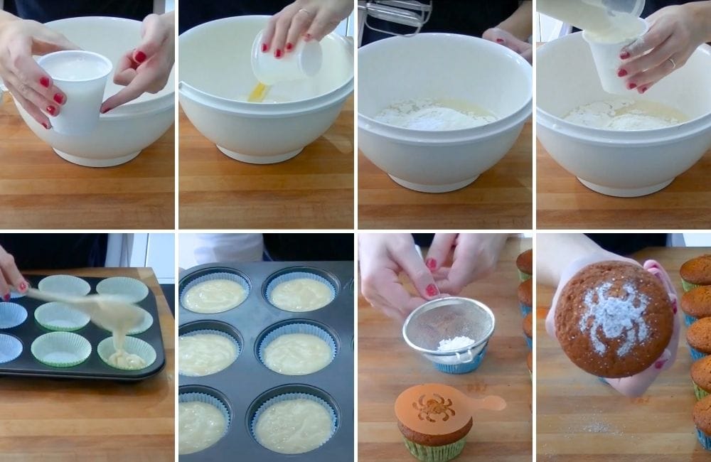 muffin allo yogurt senza bilancia STEP FINALI