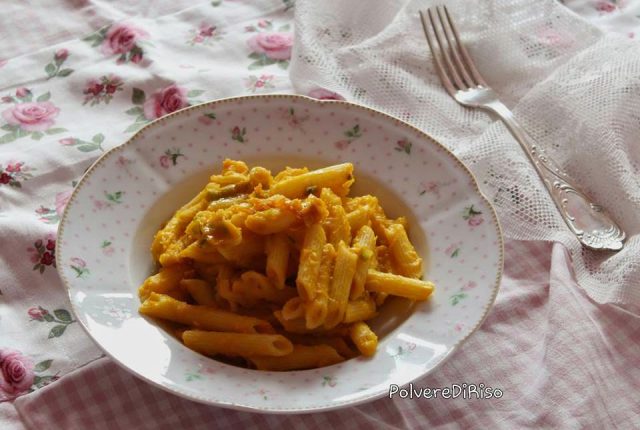 Pasta al ragù di zucca