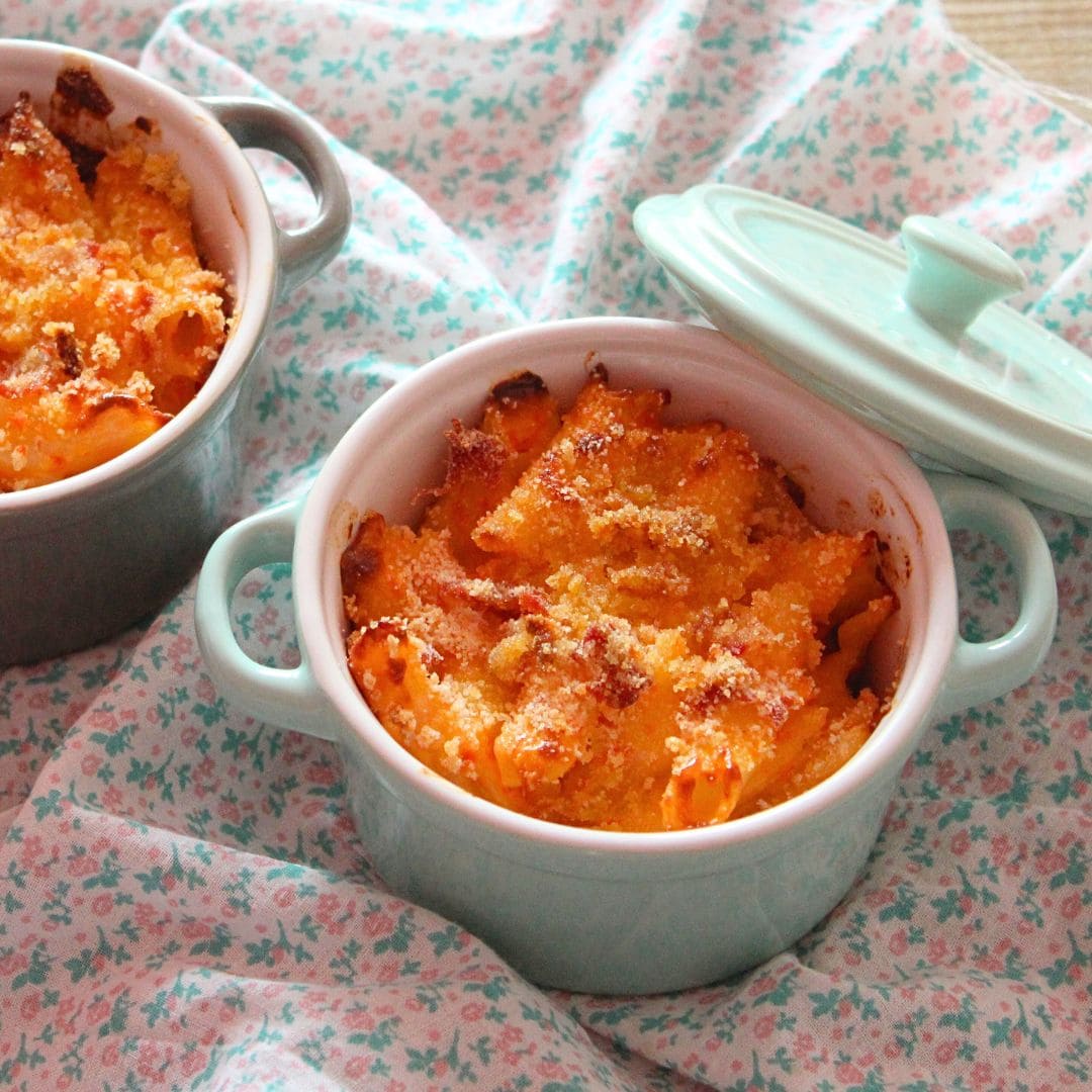 pasta al forno con crema di peperoni 2