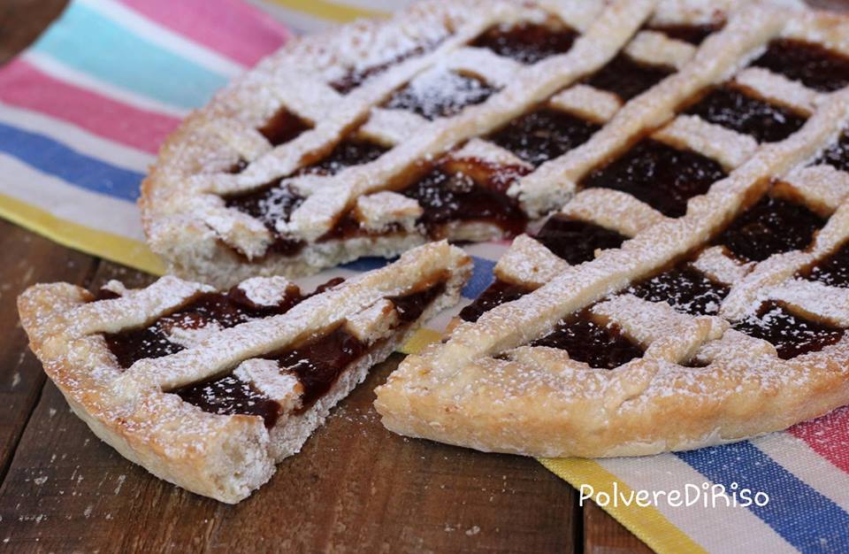 Crostata alle fragole vegana