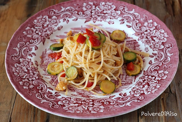 Pasta con la cernia