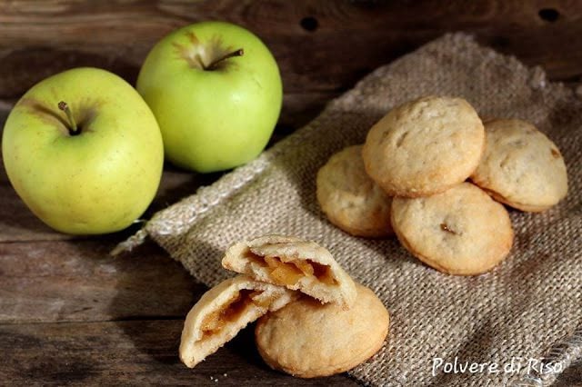 biscotti cuor di mela vegan
