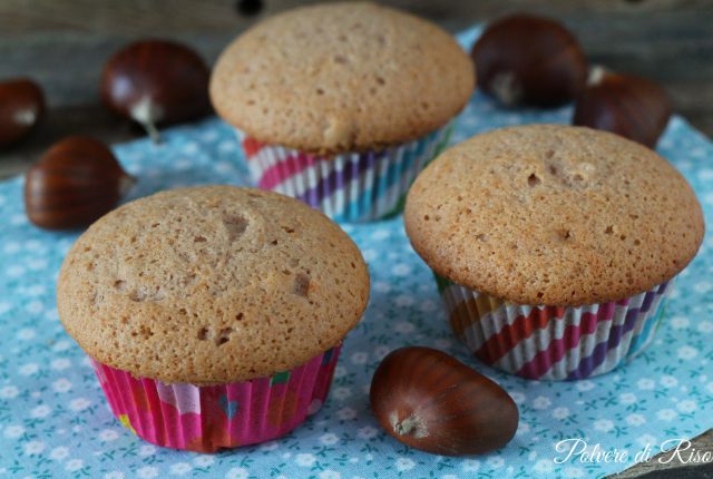 Muffin alle castagne senza glutine