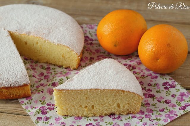 torta soffice arancia senza glutine