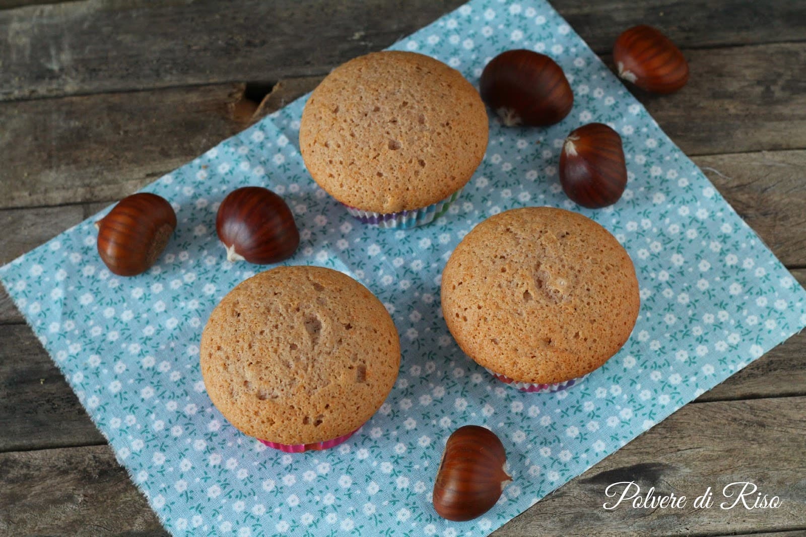 Muffin alle castagne senza glutine