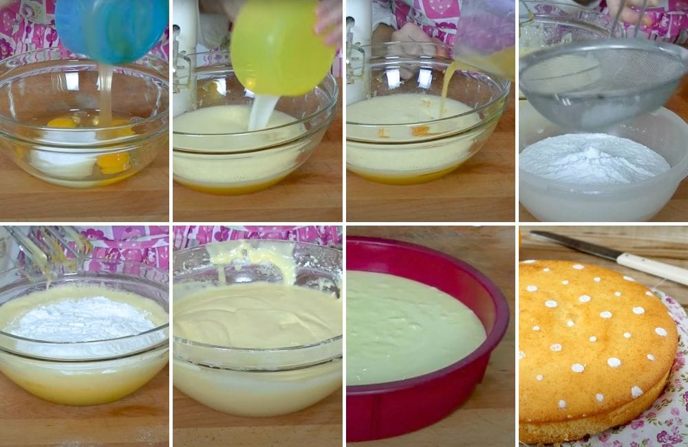 torta soffice all’arancia STEP