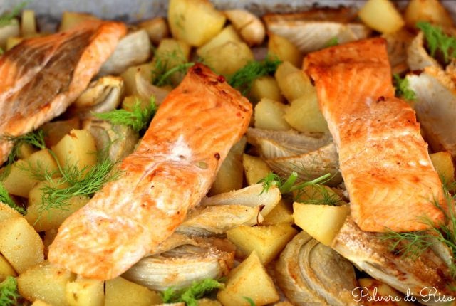 salmone al forno