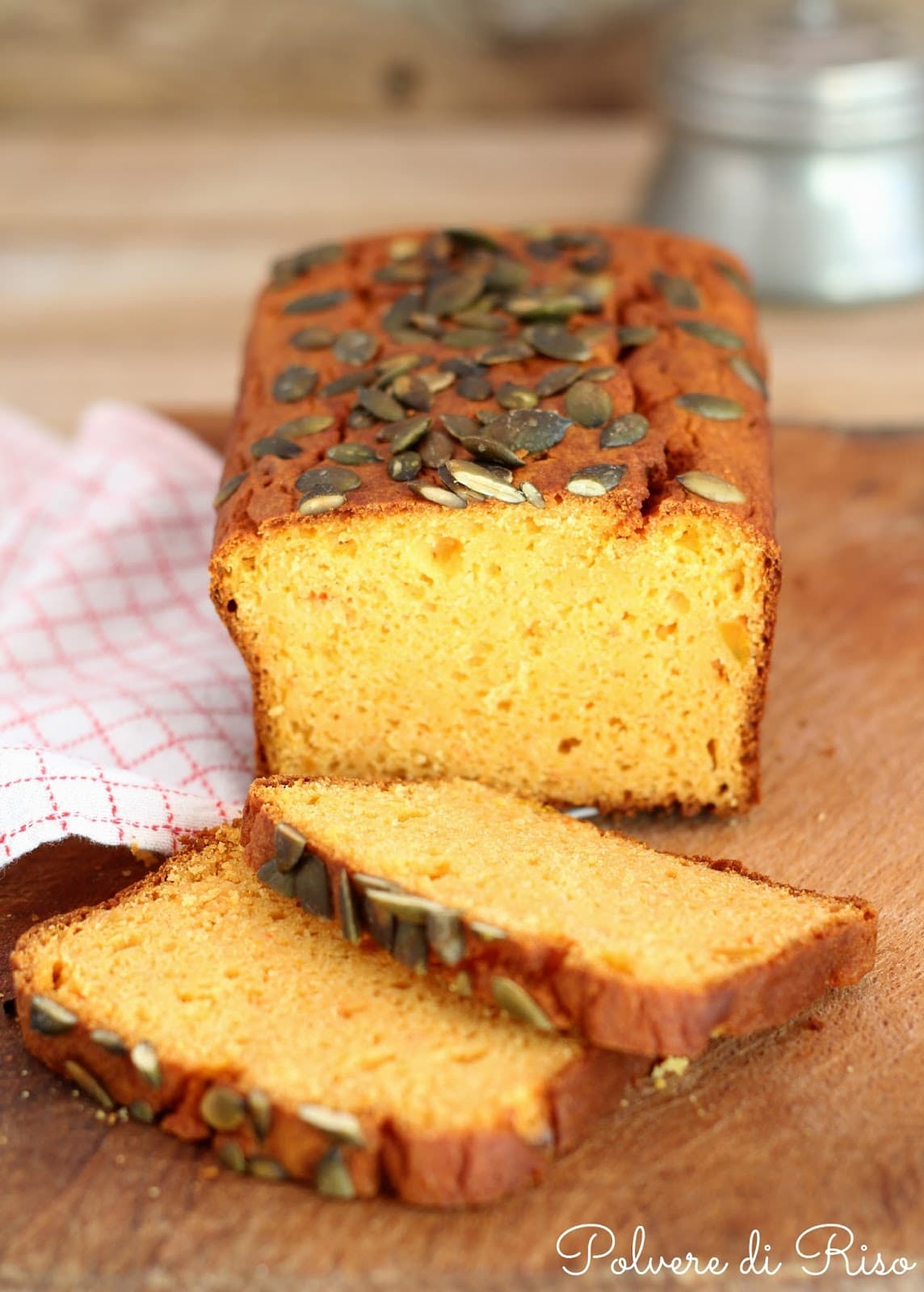 plumcake alla zucca salato