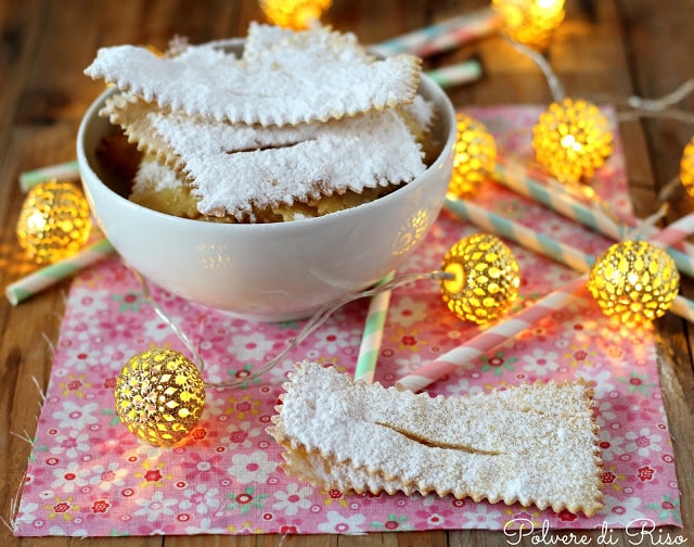 chiacchiere al forno senza burro