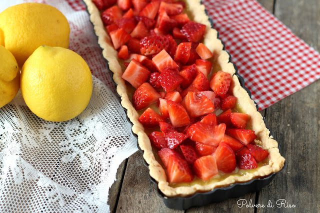 crostata crema fragole senza glutine