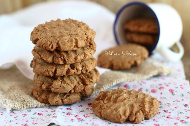 Cookies riso e carrube
