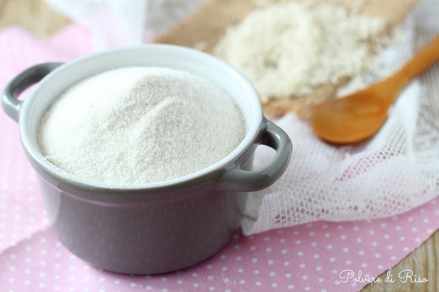 farina di riso fatta in casa