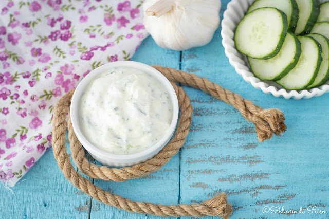 salsa tzatziki senza lattosio