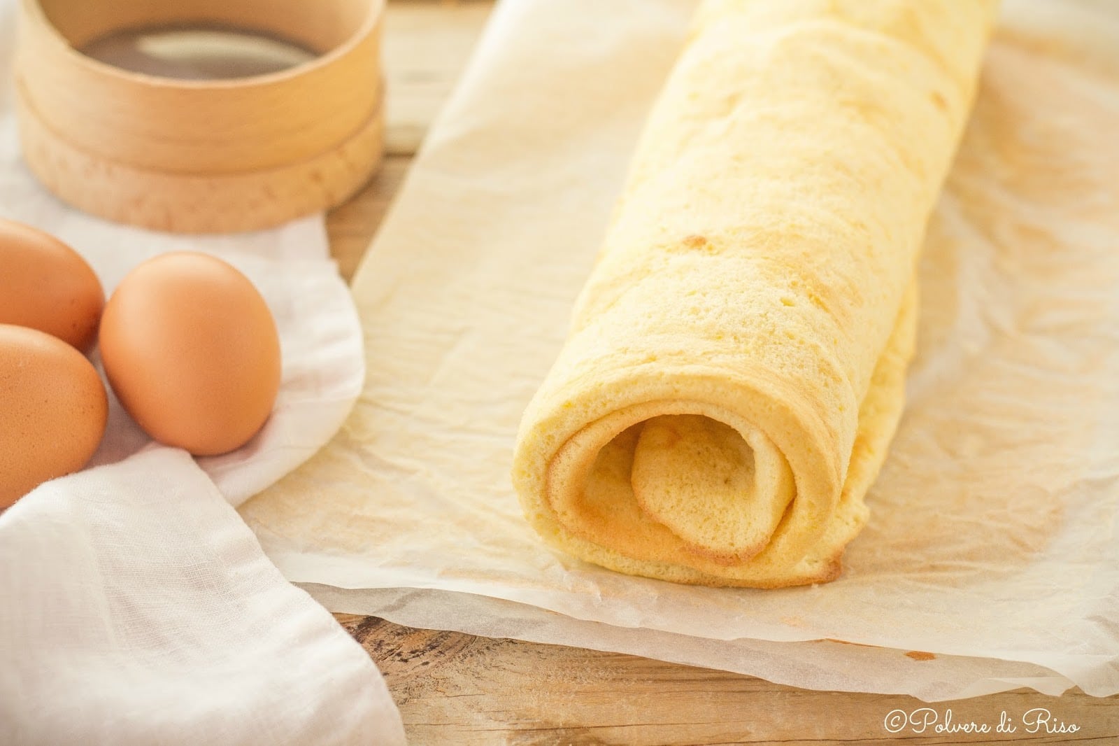 pasta biscotto rotoli