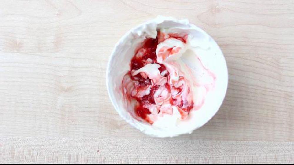 gelato allo yogurt step