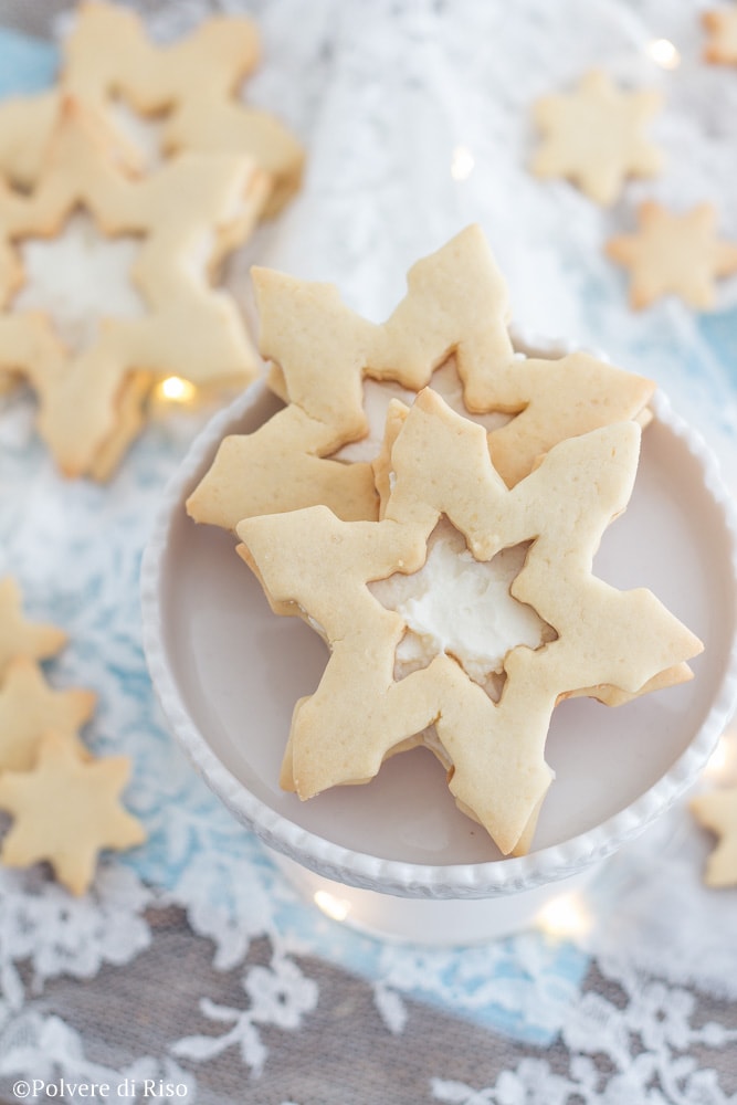 Biscotti Di Natale Leggeri.Biscotti Con Farina Di Riso Al Mascarpone Polvere Di Riso