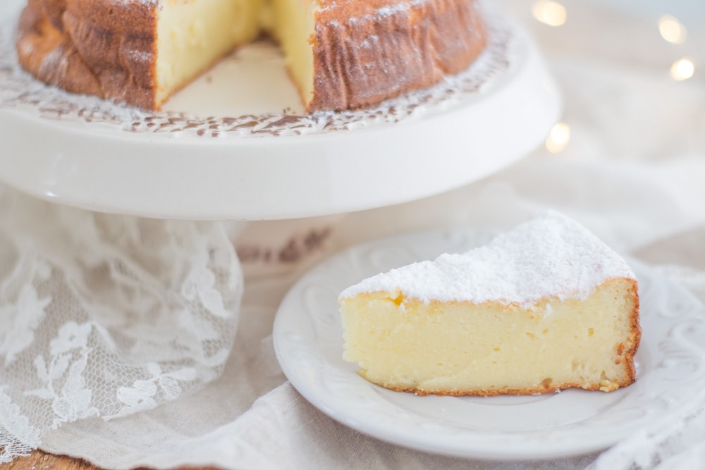 torta cremosa alla ricotta