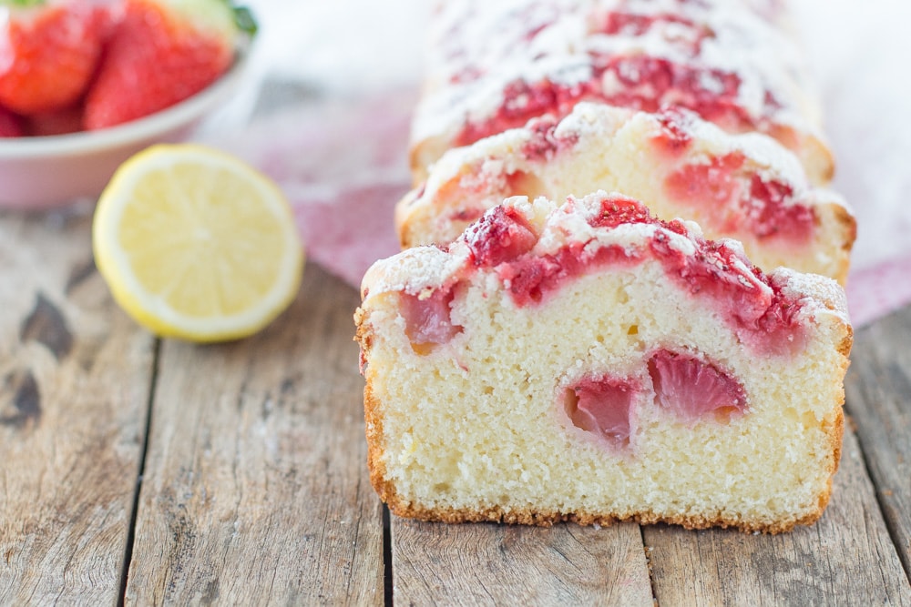 plumcake alle fragole