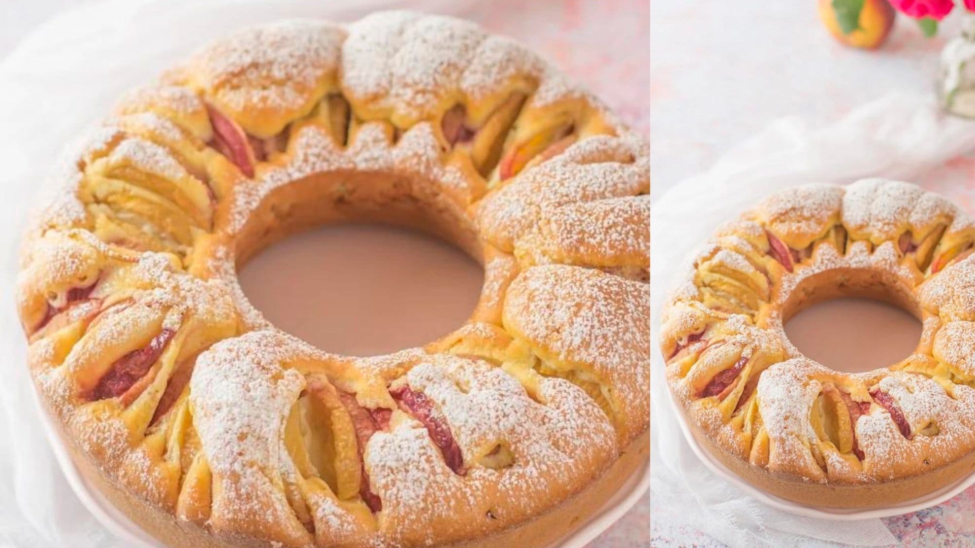 ciambellone di pesche COPERTINA
