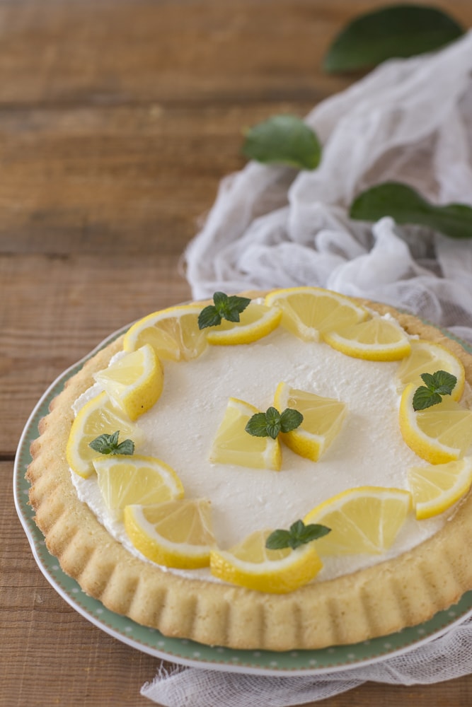 crostata limone e ricotta