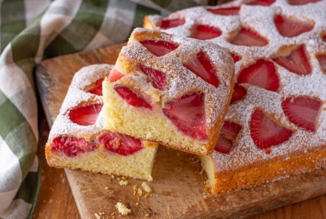 torta di fragole soffice 1