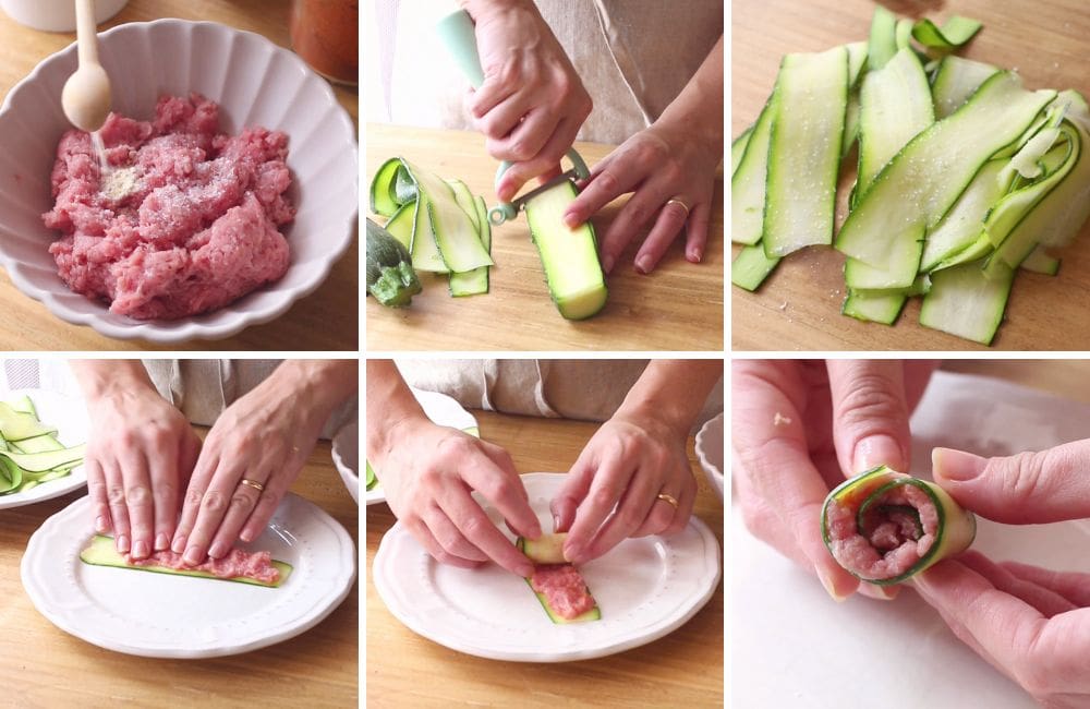 involtini di zucchine croccanti STEP 1