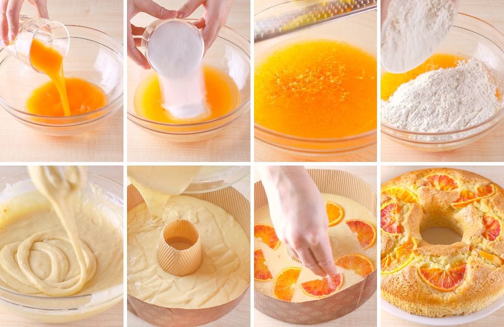 ciambella all’arancia STEP