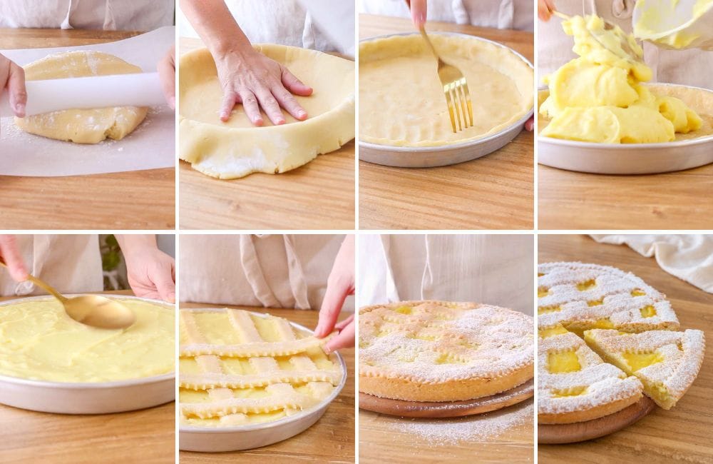 crostata al limone STEP