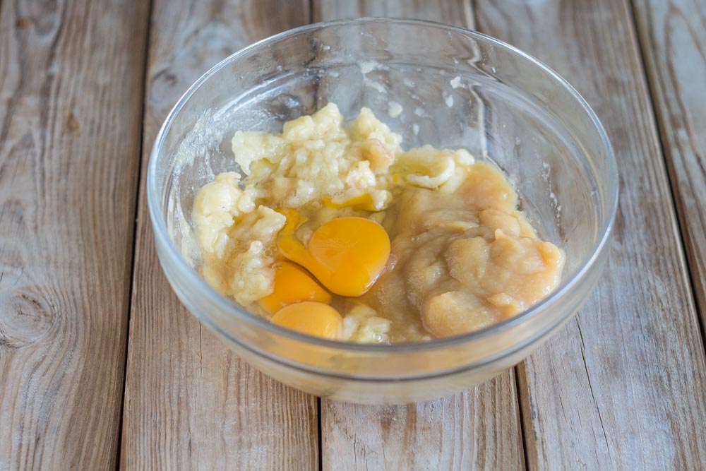 torta di banane e carrube STEP 2