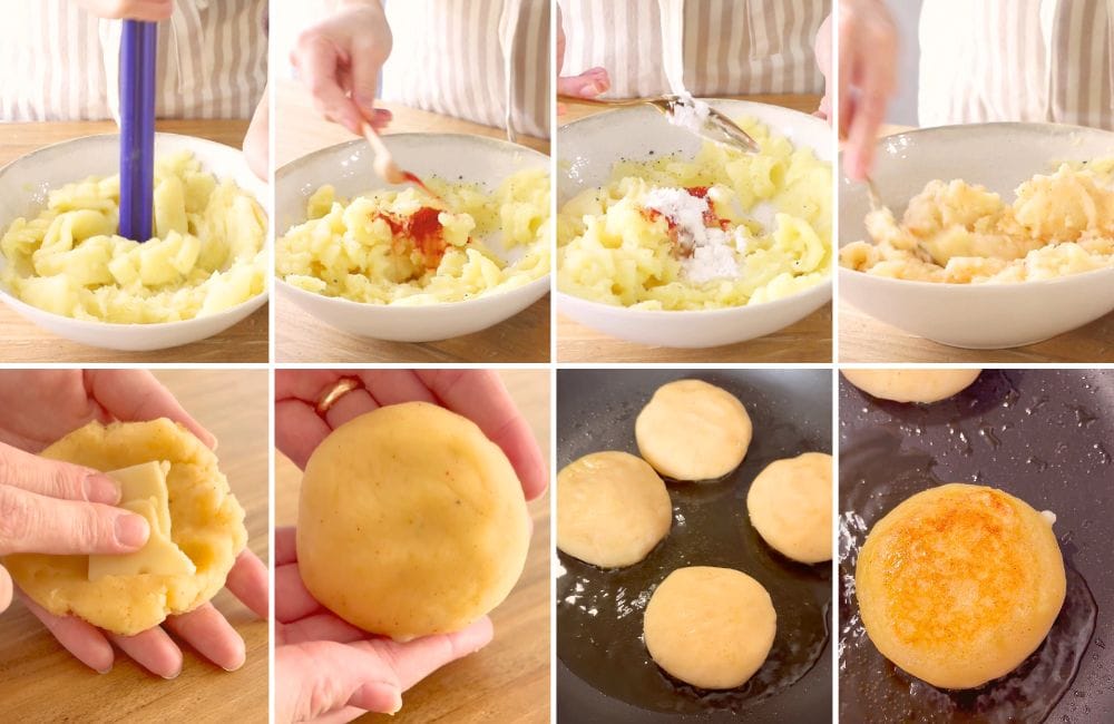 focaccine di patate STEP