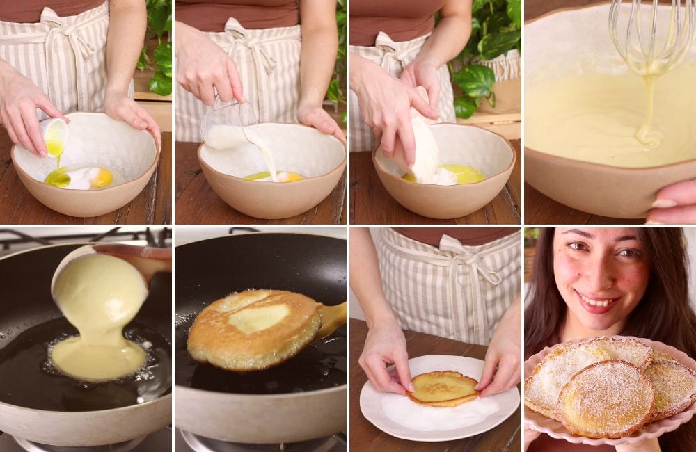 scrippellette dolci abruzzesi STEP