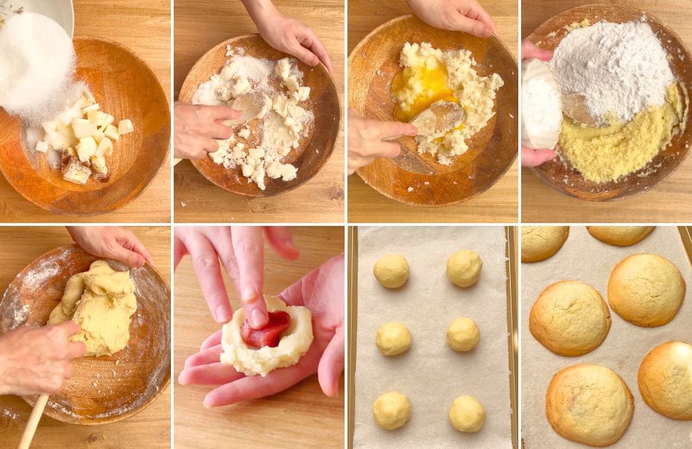 biscotti cuore di marmellata STEP